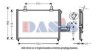 AKS DASIS 512012N Condenser, air conditioning
